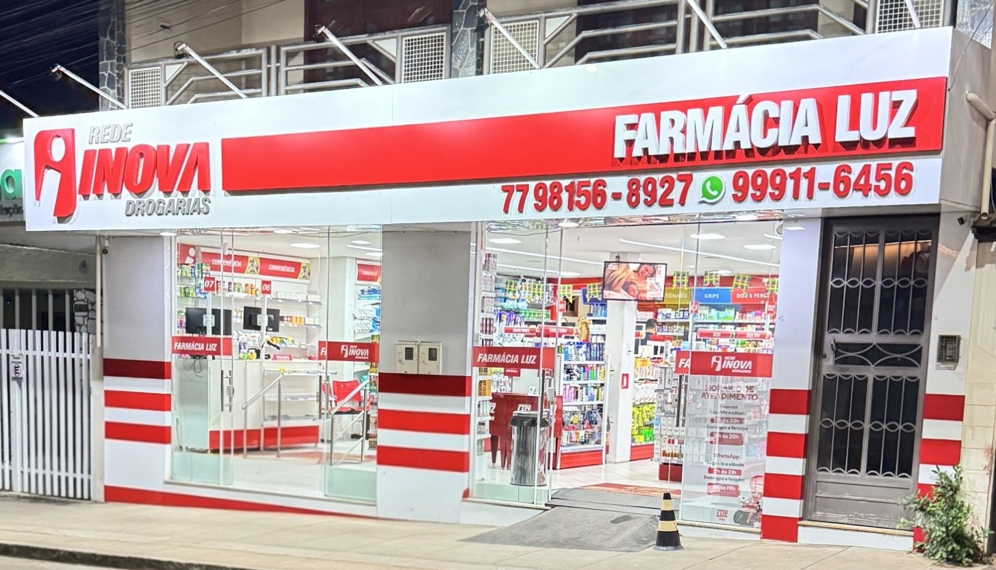 Fachada da Farmácia Luz — Livramento de Nossa Senhora/BA